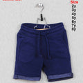 GUSTO Kids Boys Navy Blue Drawstring Shorts