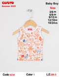 White Baby Boy Tank Top