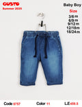 Baby Boy Soft Denim Jogger Pants